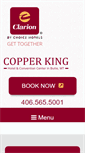 Mobile Screenshot of copperkinghotel.com